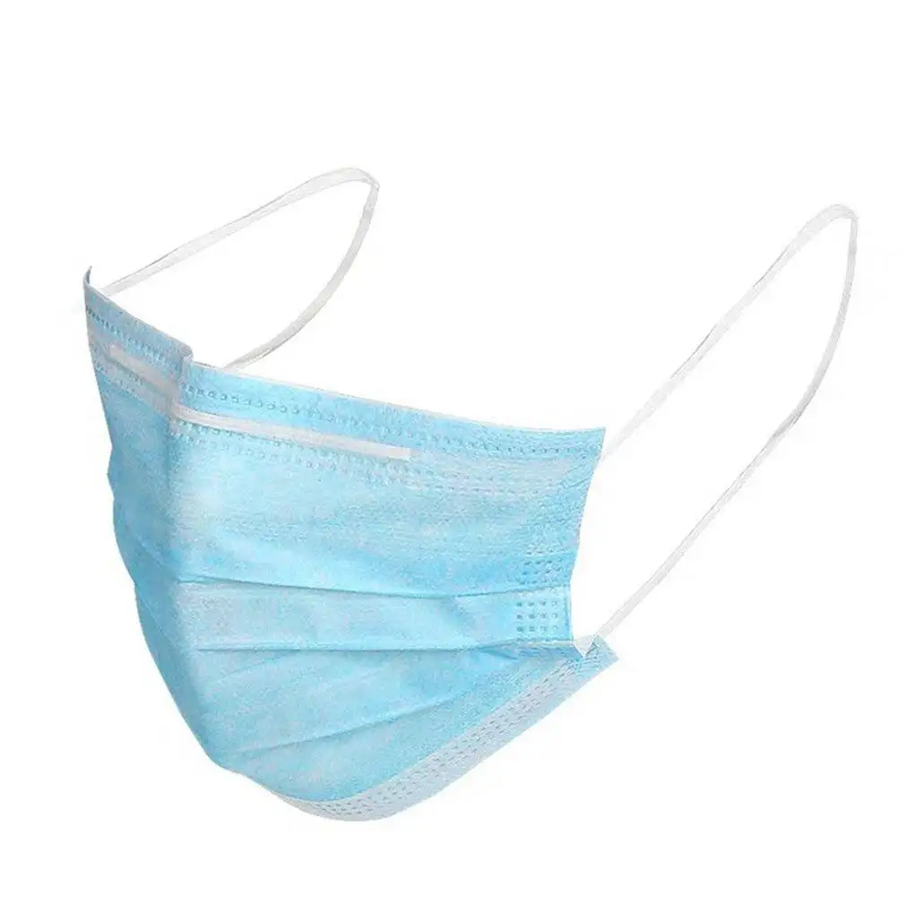 

10/50 PCS Disposable Protective Mouth Masks Adults Three-layer Thickened Breathable Dustproof Practical Face Mask