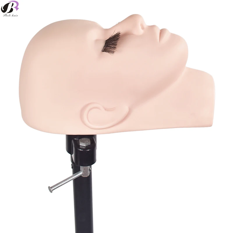 Бесплатная доставка! Голова манекена с ресницами для обучения окрашиванию