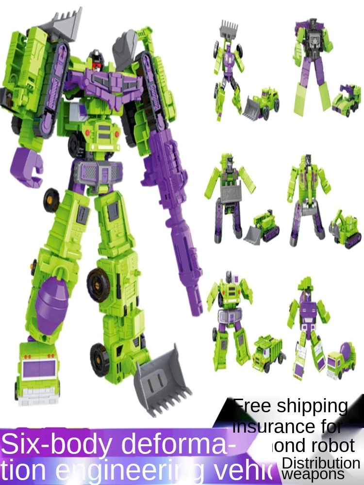 Juguetes Educativos de ensamblaje de potencia para ni&ntilde;os, transformaci&oacute;n, Robot, d&iacute;gitos, rompecabezas-1