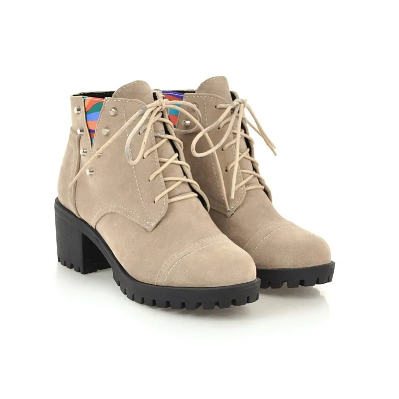 Большой размер Модная обувь с круглым носком Бархатные утепленные Ботинки Martin на