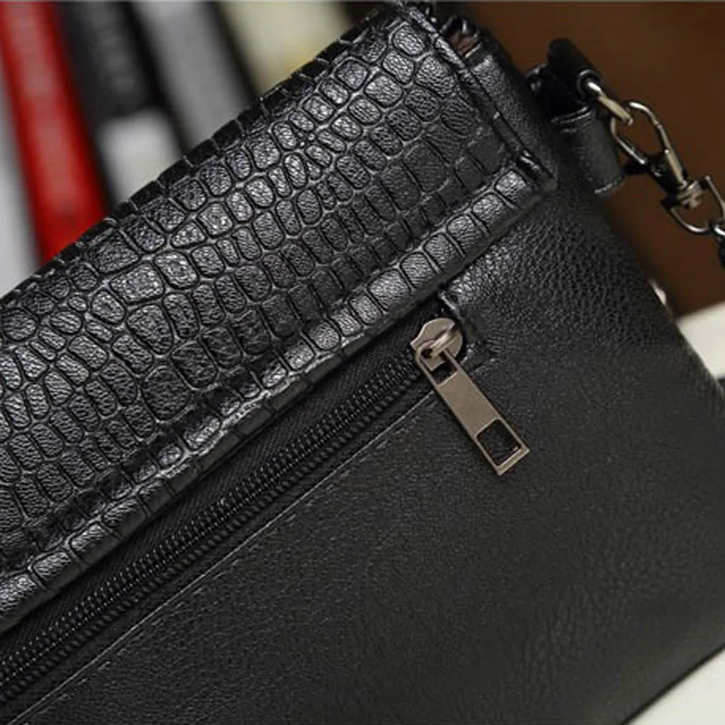 

#H30 Crocodile Casual Small Bag for Women Messenger Bags for Women Shoulder Bags Crossbody Black Clutch Purse and Handbag