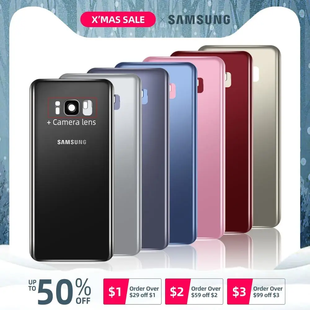 Батарея задняя крышка для Samsung Galaxy S8 плюс G955 G955F сзади корпус батарея двери чехол Запчасти для авто