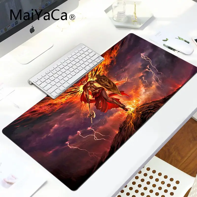 LockEdge 30x80cm MaiYaCa Новое поступление World of Warcraft, игра, прочный резиновый коврик для мыши, большой коврик для мыши, компьютерный коврик для мыши - Цвет: LockEdge 30x80cm