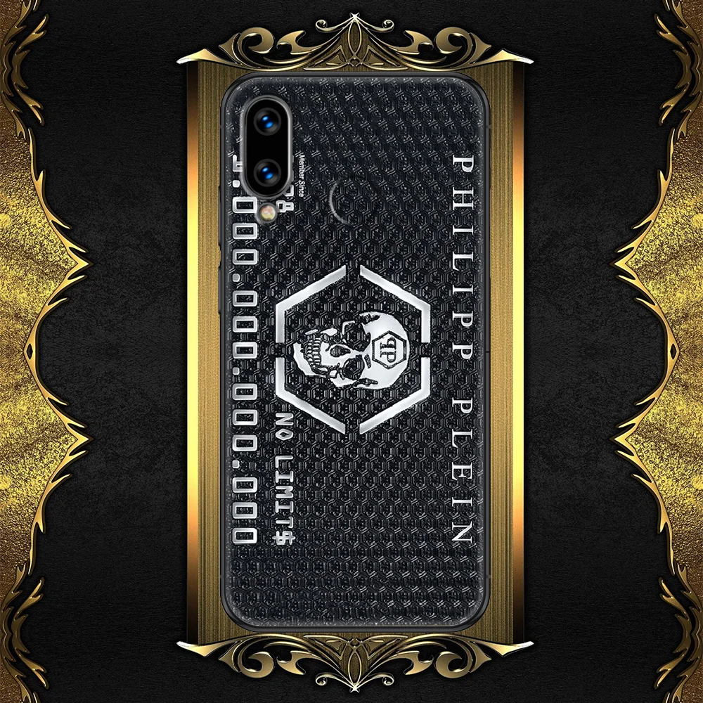 

philippes German luxury brands Phone case For Huawei Honor 6 7 8 9 10 10i 20 A C X Lite Pro Play black tpu prime art funda