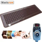 Темный нефрит камень наматрасник с массажная подушка турмалиновый инфракрасный диван с подогревом Германий Pad физиотерапия коврик для защиты от боли в спине