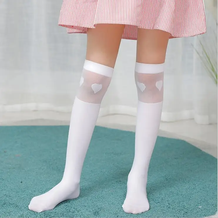 Girl Socks 4 Носки для девочек 3-12 лет, длинные гетры до колена, милые носки для мальчиков и девочек, детские носки, милые детские носки, хлопковые носки с рисунком медведя для малышей - Цвет: Girl Socks 4