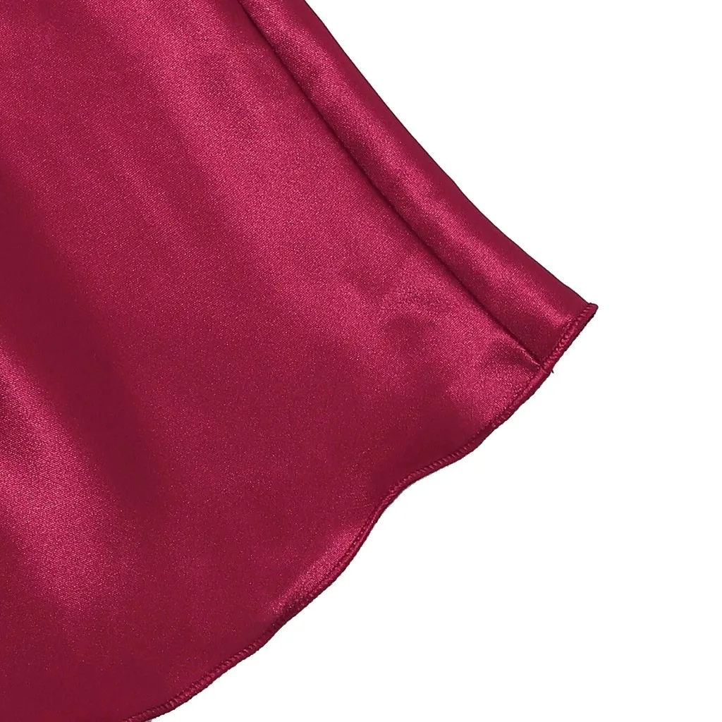 

2020 New Satin Silk Pajamas Sexy Cute Nightdress Lingerie Women Underwear Sleepwear Satin Loose Shorts Set Pajamas