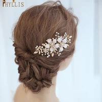 a220 luxury women hair combs wedding headdress prom hair accessories gold leaves bridal headwear tiara wedding hair jewelry