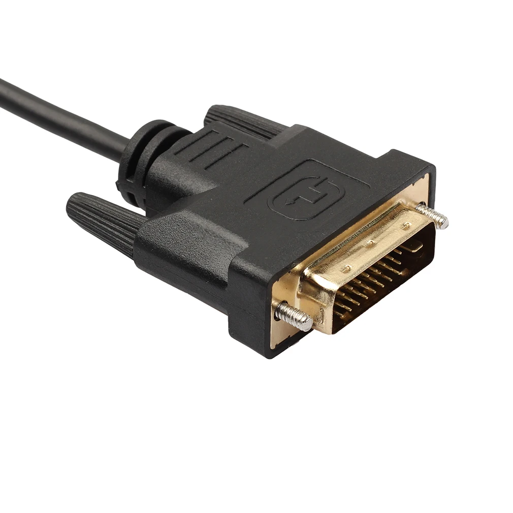 Универсальный двухзвеньевой ТВ-Кабель 1 8 м/3 м/5 м с DVI D на DVI-D золотистый Мужской