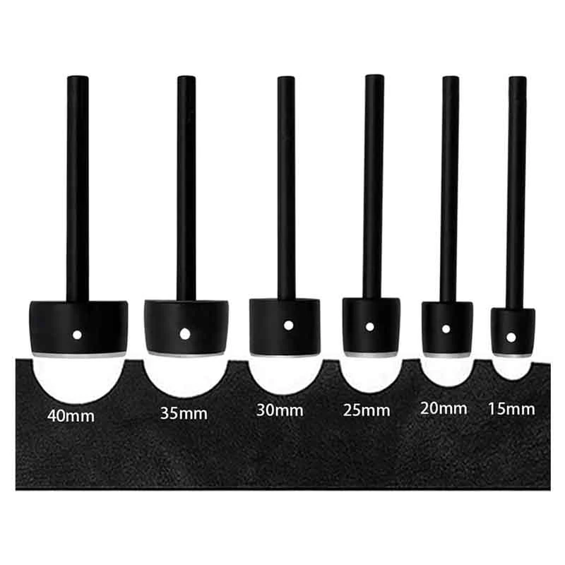 

Half-Round Cutter Punch Leather Belt End Cutter Leather Craft Tools for Crafting