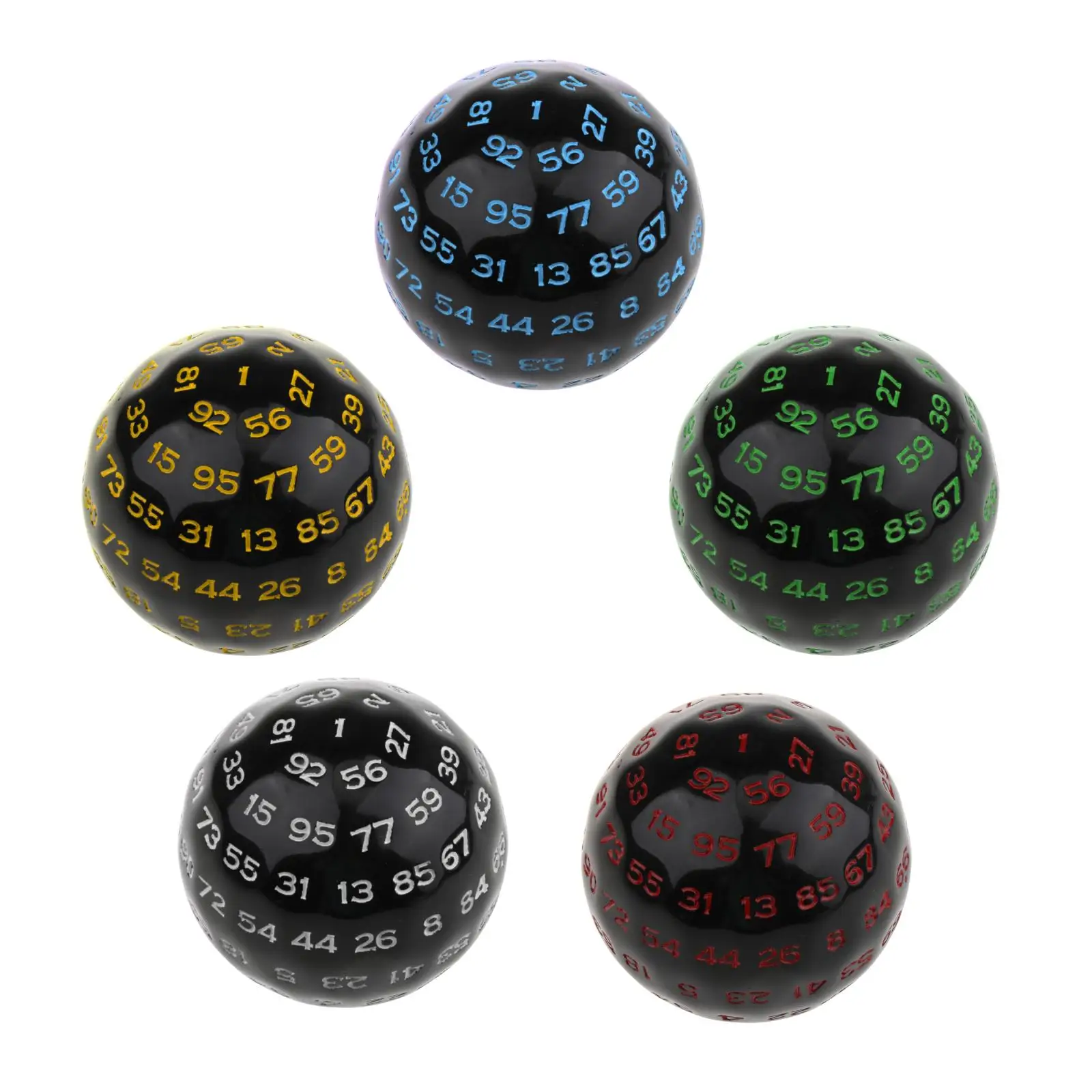 

100 Side Polyhedral игрушечные кубики Акриловые Игральные Кости, Настольная настольная игра с разными сторон