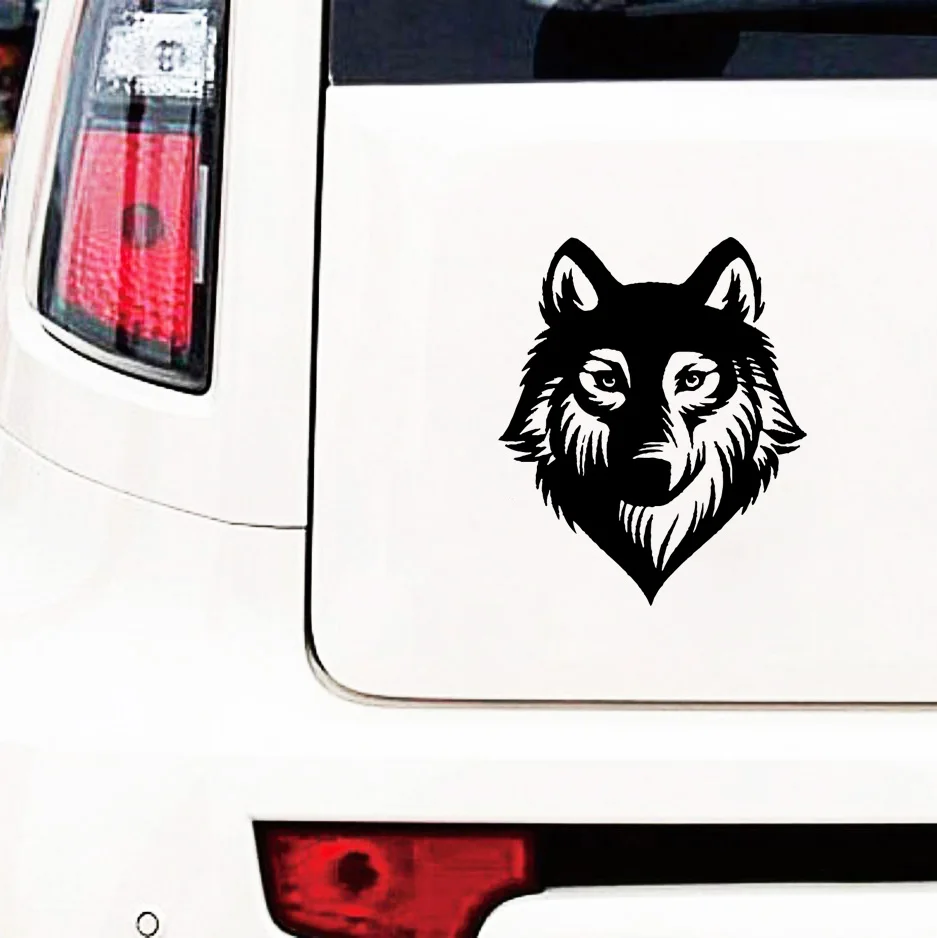Наклейка на автомобиль beauty Wolf, Виниловая пленка для автомобиля-Стайлинг, авто капот двигателя, украшение Мотоцикла, Фреска, чехлы, Аксессуары для автомобилей