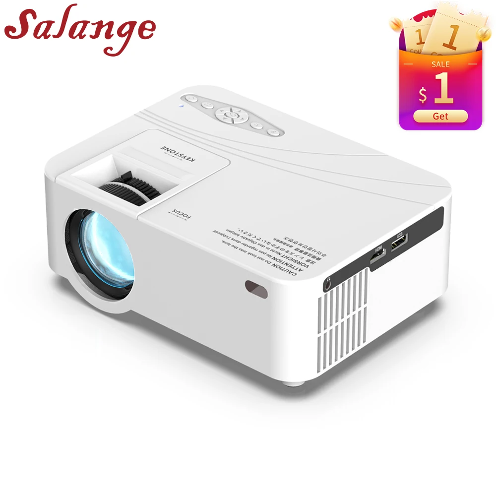 Salange P36 мини проектор для Android Wifi HD портативный Led домашнего кинотеатра видео с WiFi AV