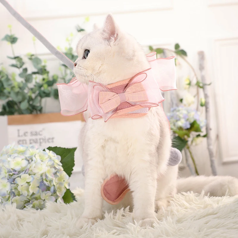 

HOOPET Cat Dog Adjustable Harness Vest Walking Lead Leash For Puppy Dogs Collar Harness For Small Medium Dog Cat Pet