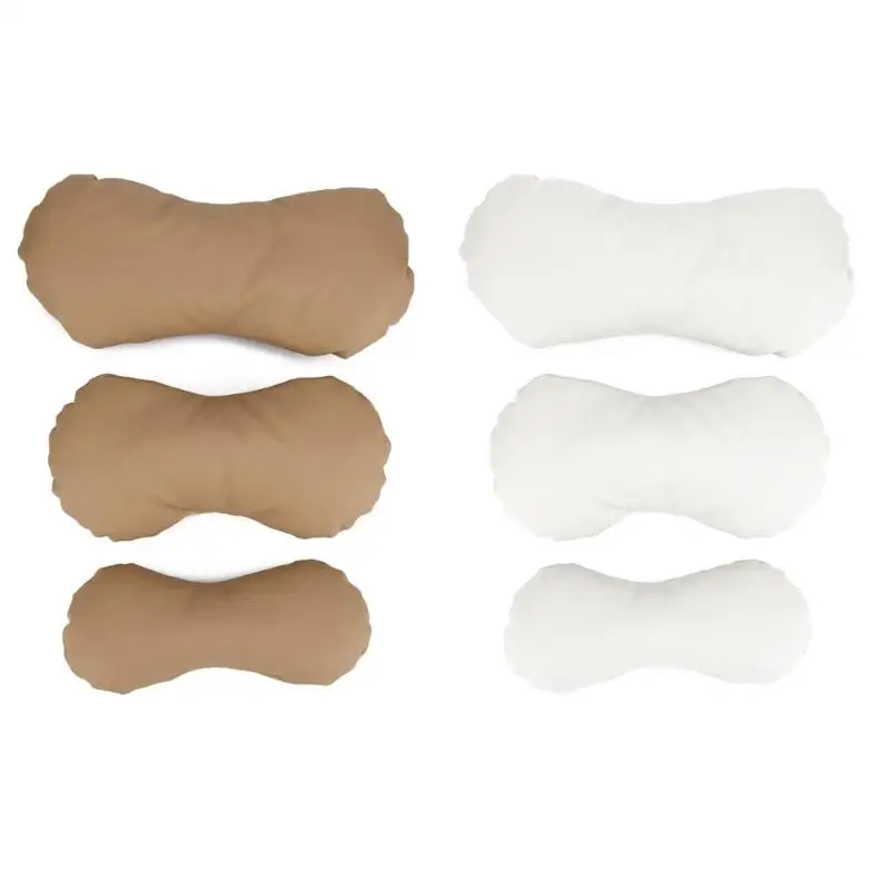 Креативные 3 шт./компл. ПУ кожа u-образная Подушка фото принадлежности для