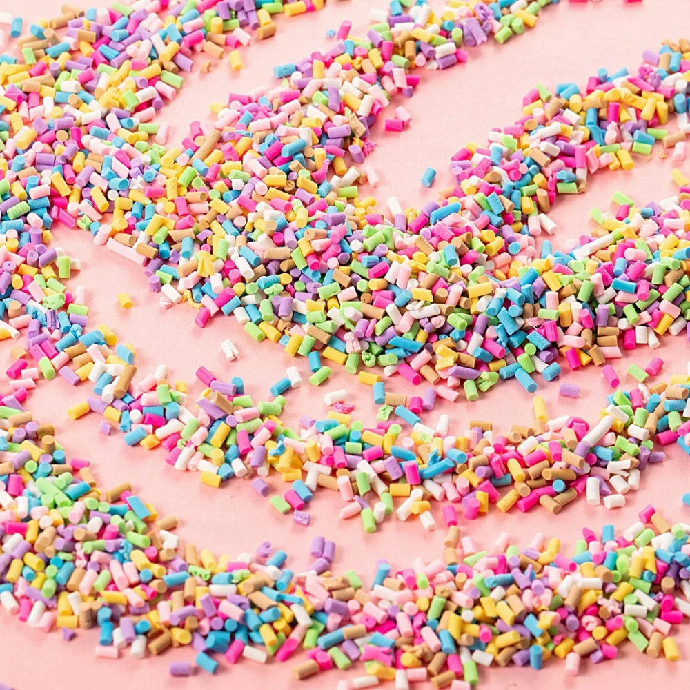 

Soft Ceramic Chocolate Wire Fake Candy Simulation Food Festival Supplies Colorful Multicolor With Storage Bottles DIY Crafts