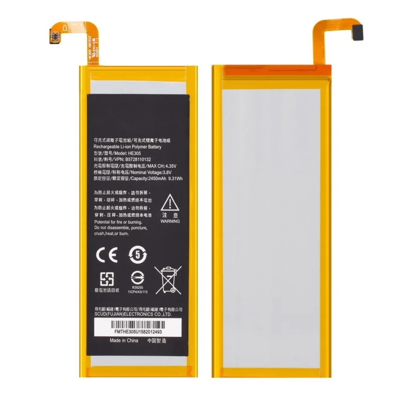 Аккумулятор HE305 100% мА · ч для Infocus V5 M808 M560