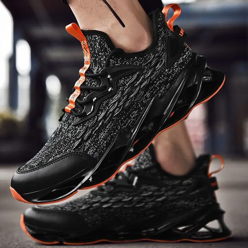 

Men shoes running 2021 spring summer new shock absorption lightweight soft sole mesh breathable sports Zapatos chaussures