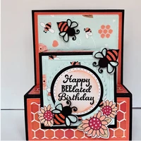 bee metal cutting dies diy scrapbooking paper photo album crafts mould cards punch stencils