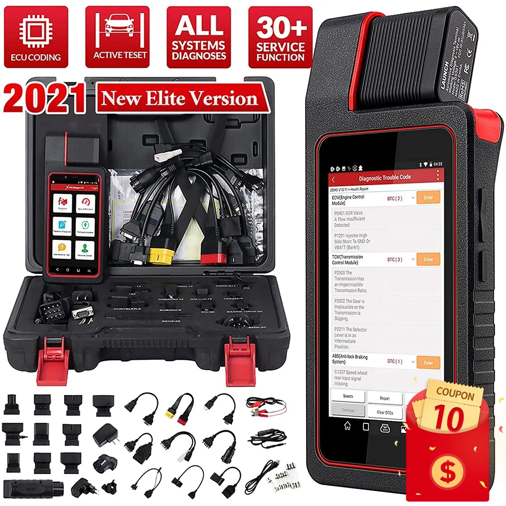 Диагностический сканер LAUNCH X431 Diagun V OBD2 прибор для полной диагностики OBDII pk MK808