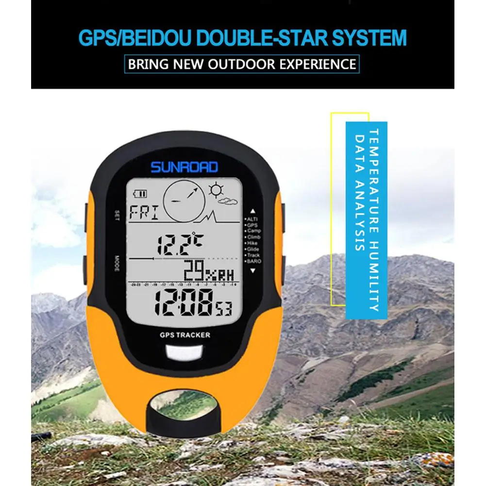 GPS навигатор трекер спортивные цифровые часы армейские для бега военный