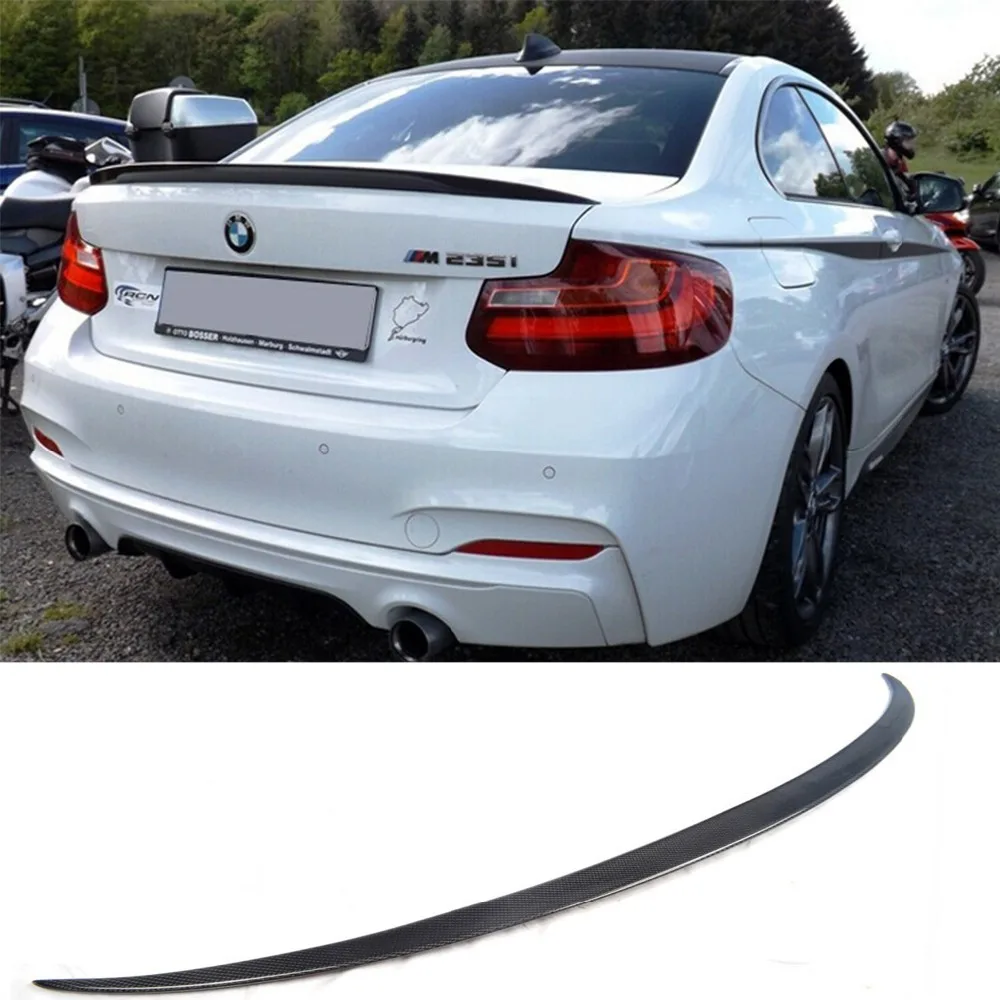 

F22 P Styling Carbon Fiber Car Rear Trunk spoiler wing for BMW 2 Series 2 Door Coupe 235i 220i 228i M235i 2014UP