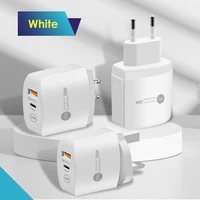 newpd 25w fast usb charger quick charge 3 0 type c pd fast charging for iphone 13 12 11 2 ports usb charger qc 3 0 phone charger