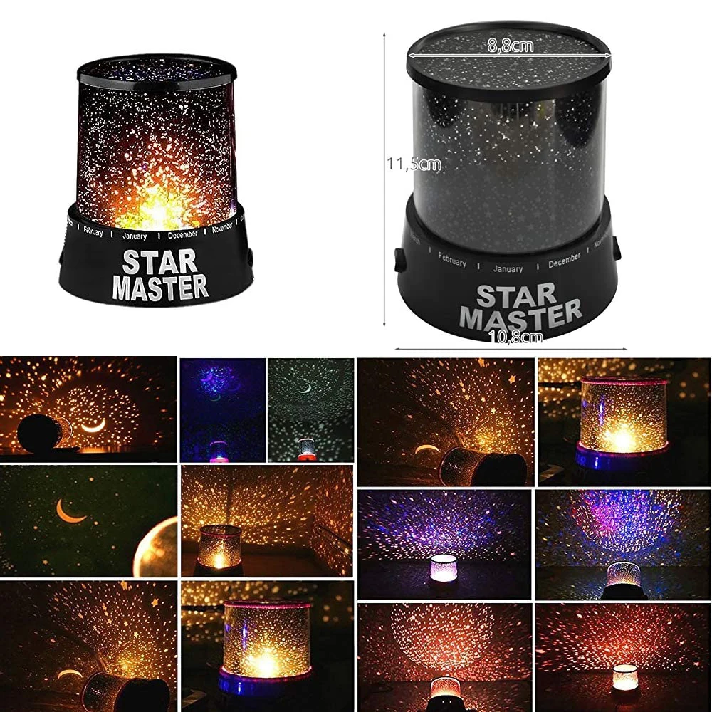 Новый рождественский подарок новый потрясающий светодиодный проектор звездного