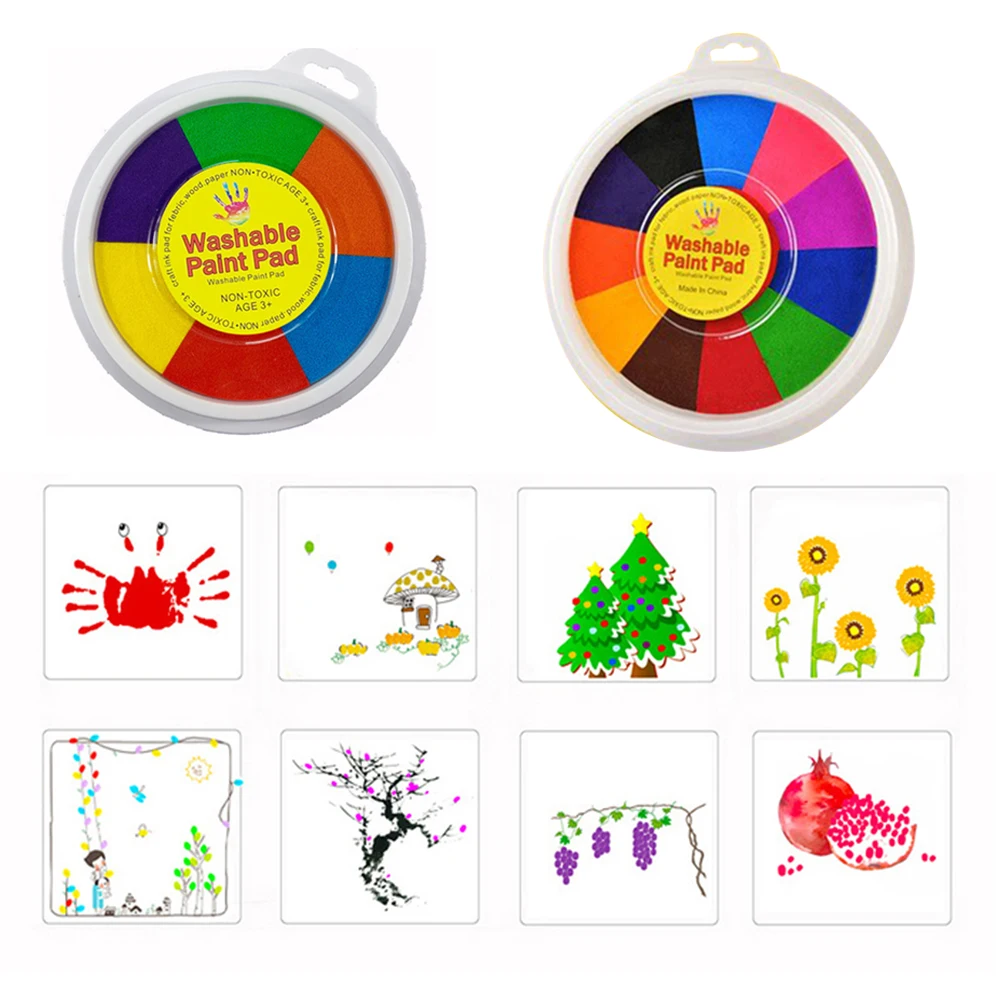 

Funny Finger Painting Kit Finger Drawing Toys Educational Tool Kit Mud Painting Kids Early Learning Toy PR Sale