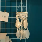 Ловец снов ручной работы, ветряные колокольчики, подвесной подарок для дома, Ловец снов, украшение для автомобиля, подвесное украшение для спальни