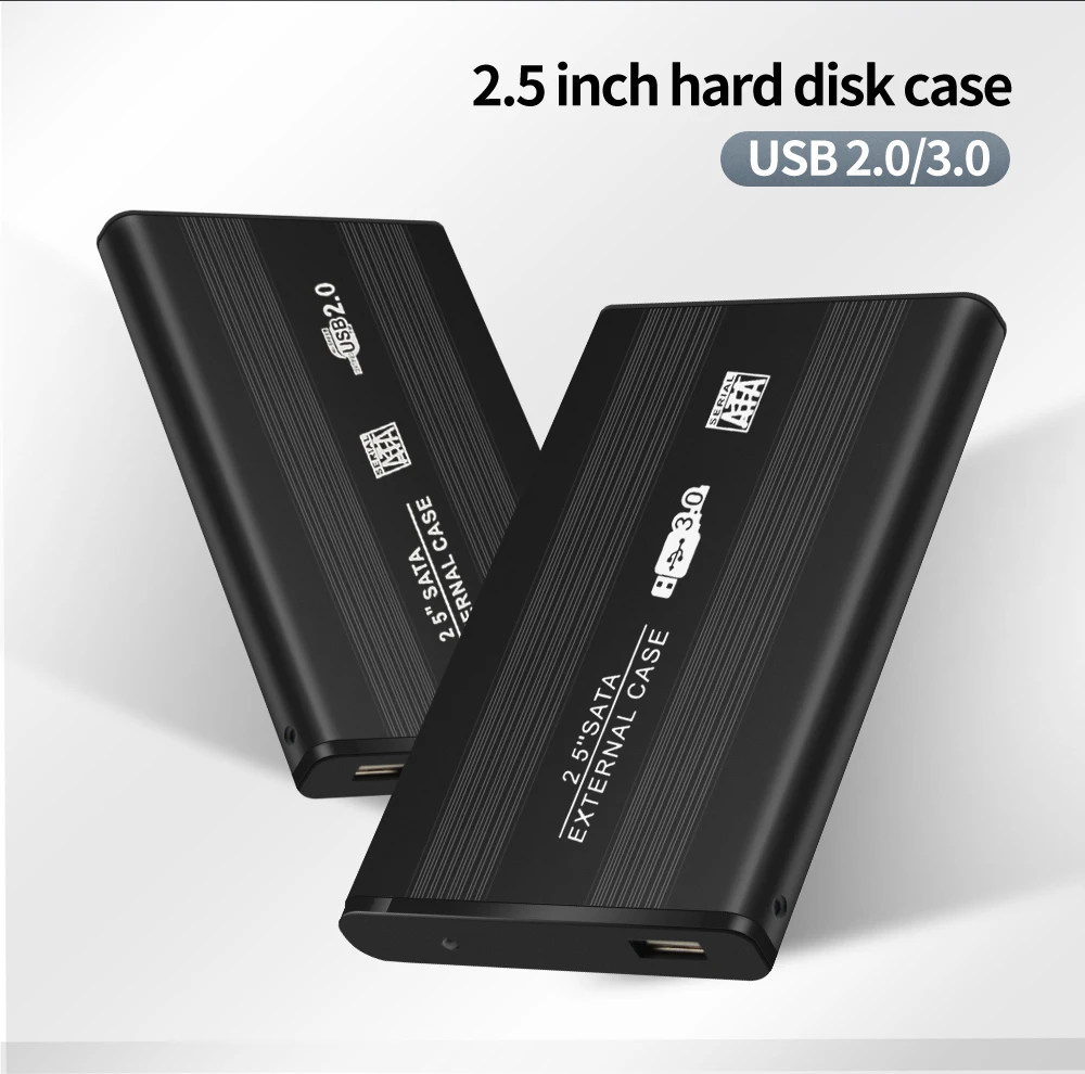 hdd case 2.5 TISHRIC 2.5 Inch Hdd Case Sata Hard Disk Case 2.5 Support 8 TB External Hard Drive Case For Hard Drive Box Hdd Enclosure Usb 3.0 usb 2.0 hdd external box