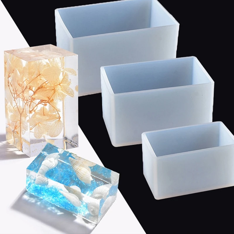 

Cuboid Shape Decoration Silicone Mold Jewelry Epoxy Resin Casting Jewelry Tool Making Resin Diy Craft Home Decorations