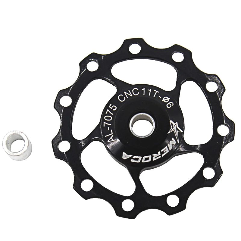 

Bike Guide Roller Idler Parts 11T MTB Aluminum Alloy Bicycle Bearings Rear Derailleur Pulley Jockey Wheel Road Cycling Accessory