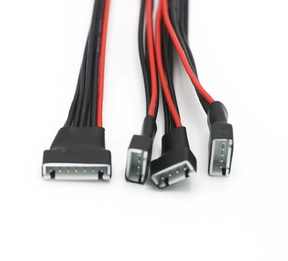 5 шт./лот JST-XH 2S 3S 4S 6S 20 см 22AWG Lipo балансировочный провод удлинитель заряженный