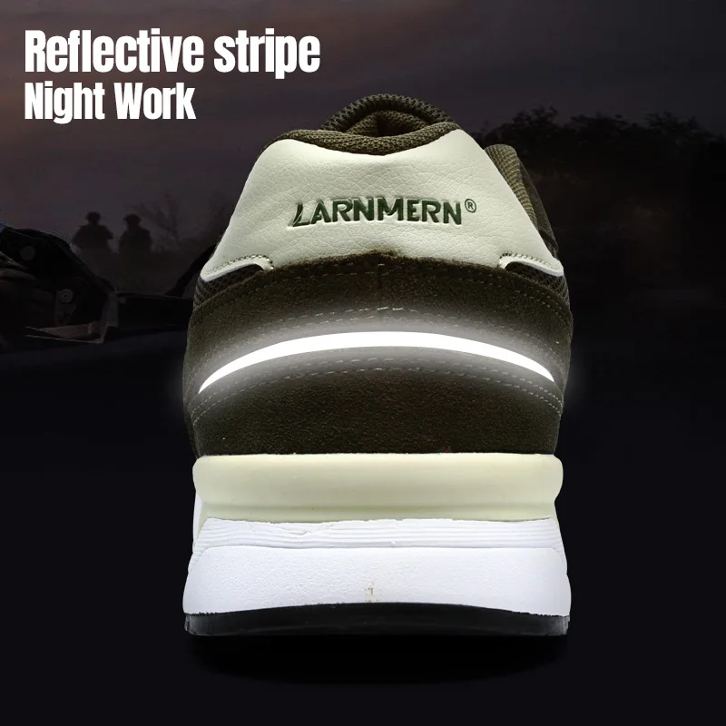 Мужская Рабочая безопасность защитные промышленные ботинки легкая дышащая