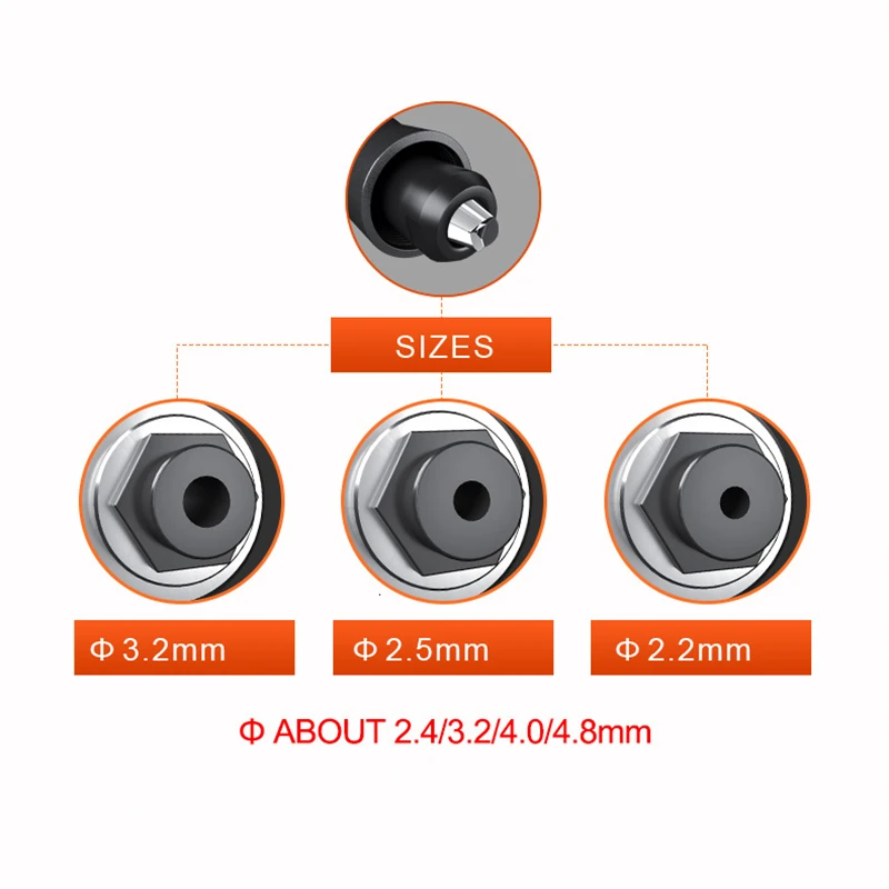 Электрический клепальный пистолет LOMVUM адаптер для электрической дрели 2 4 8