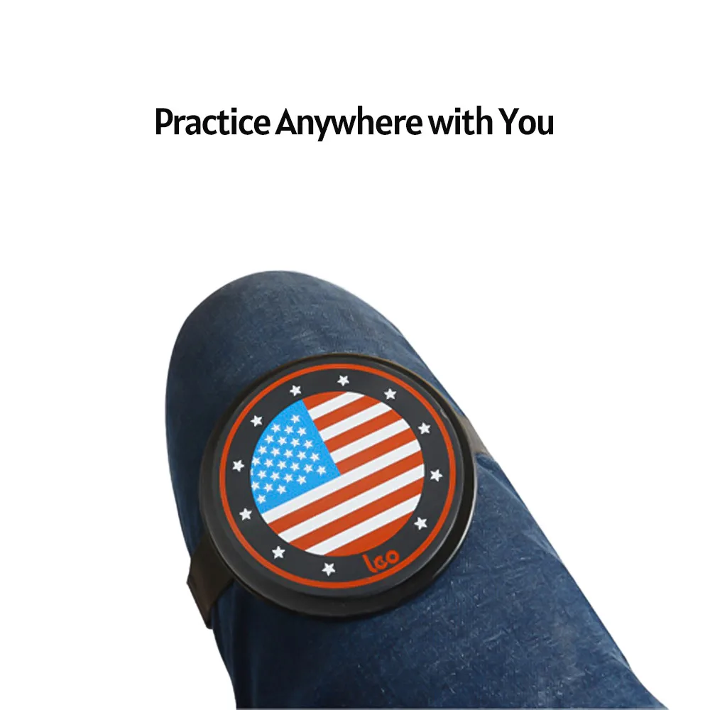 Бесшумный барабан Портативный 4 дюймовый клен немой Тренировочный Коврик с