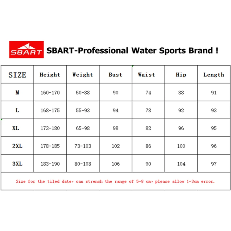 SBART 2mm Neoprene Wetsuit Swimwear Men Short Sleeve Patchwork Swimsuit Scuba Diving Suit One Piece Surfing Jellyfish Wet Suit