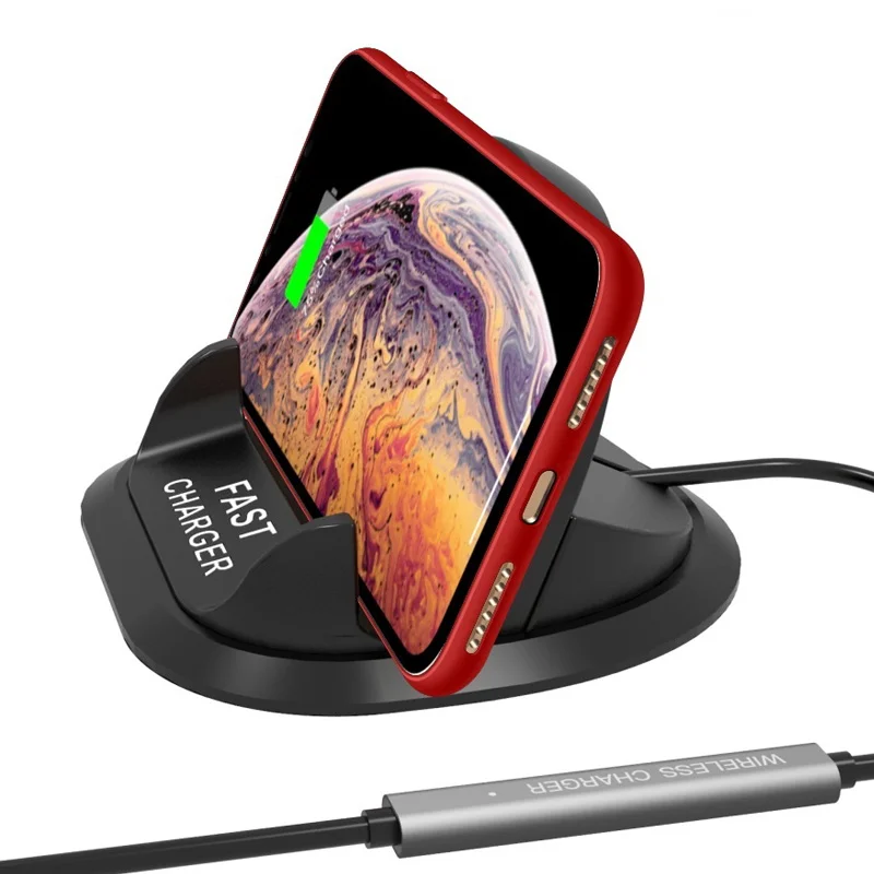 2 в 1 Беспроводное зарядное устройство для автомобильной навигации 10 Вт C9 Быстрая