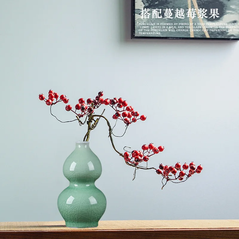 

Simple Modern Fashion Vases Decorated Small Ceramic Crack Glaze Flower Vase
