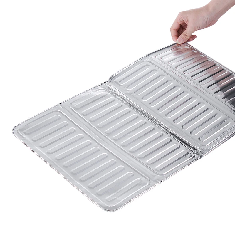 

Foldable Gas Stove Wind Shield Baffle Oil Splash Screen Cooker Anti Shield Dropship Covers Wind BBQ Plates Splatter Cover U3Q1
