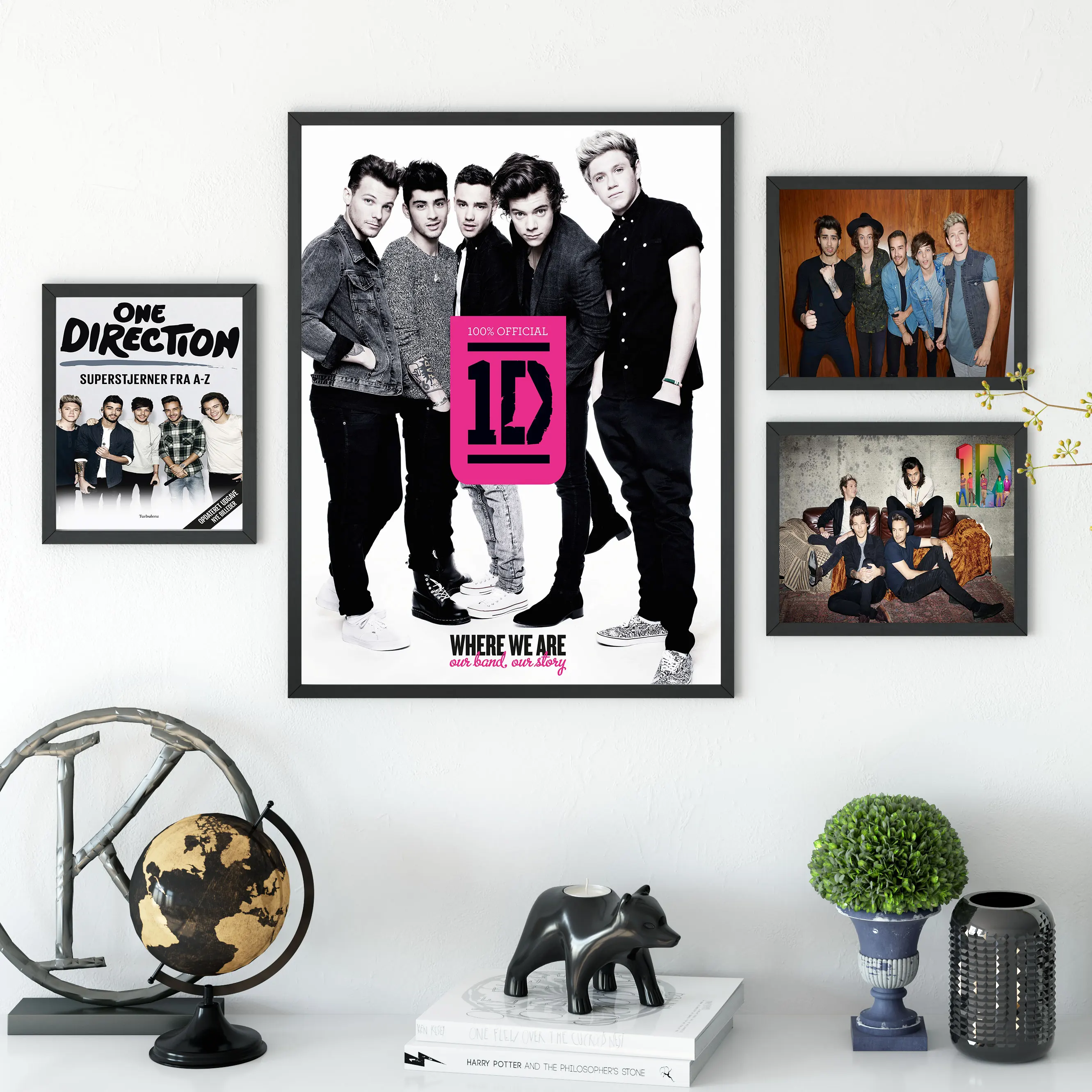 Оригинальный Холст постер из шелковой ткани One Direction классический стильный