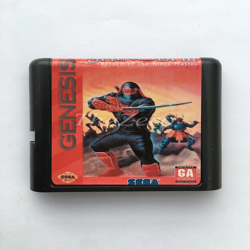 Shinobi месть ниндзя мастер III ЕС/японский оболочка для 16 бит карточная игра Genesis