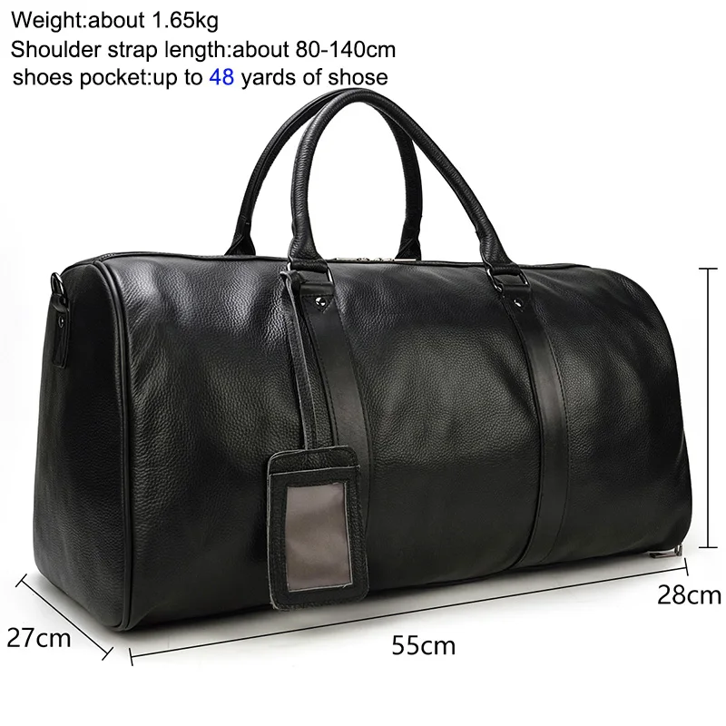 Big Capacity Genuine cow Leather Men Travel Bags fit 16 inch laptop cowhide Duffel Bag luggage Weekend Large Tote Crossbody | Багаж и