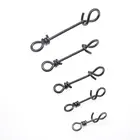 50 шт.лот рыболовные зажимы Fastach из нержавеющей стали Вертлюги защелки поворотные ролики хорошая защелка быстрое соединение аксессуар