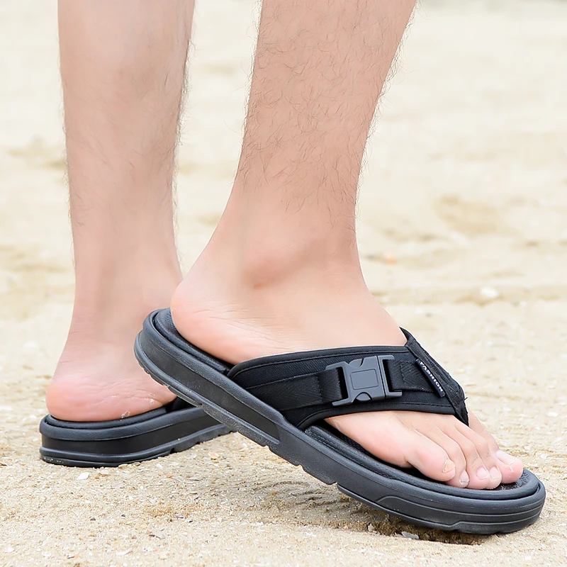 Летние пляжные шлепанцы для влюбленных мужские модные дома и улицы Нескользящие