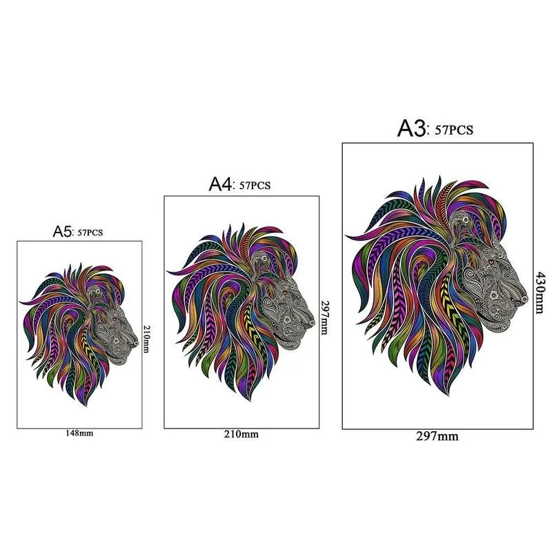 

Animal Puzzle Wooden Puzzles For Adults Unique Shape Jigsaw Pieces Children Diy Wooden Best Gift For Kids Best Gift Puzzle