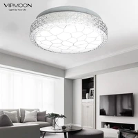 crystal led ceiling light 24w 220v ceiling lamps living room foyer bathroom dustproof lighting fixture