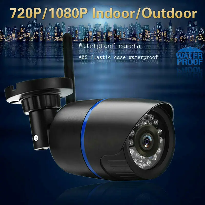 Беспроводная IP камера видеонаблюдения с поддержкой Wi Fi 1080P|Камеры