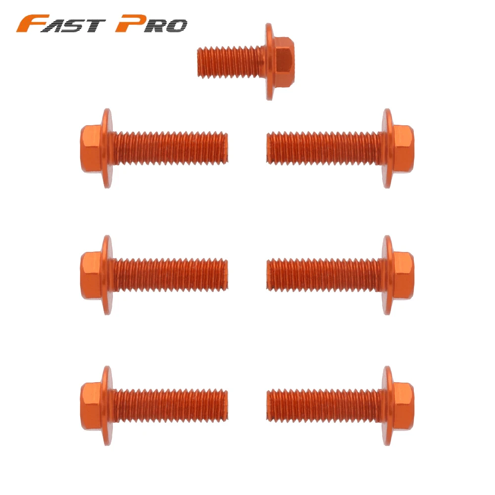 

Motorcycle CNC Front & Rear Fender Radiator Shrouds Fork Guards Screw For KTM EXC 125 150 200 250 300 350 450 530 2004-2007